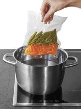 Sacos de v�cuo para cozinhar 90 M�cron 15X20Cm C/100 Unidades